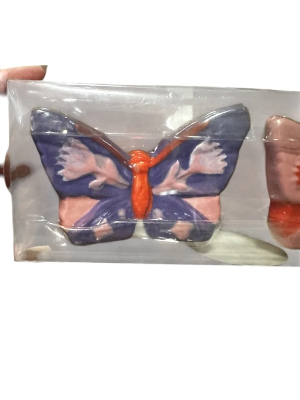 Butterfly Ceramic salt and pepper shakers New